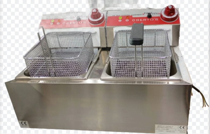 Buy Bertos ELT 8+8B-E, Electric Double Well Fryer, 8+8 Liters